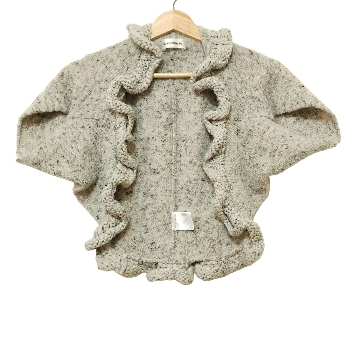 io comme イオコムイオ センソユニコ ボレロ サイズ75 レディース ベージュ ブラウン ダークグレー 半袖