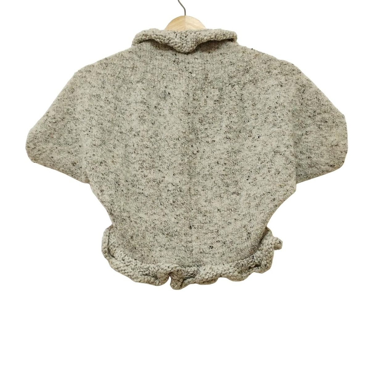 io comme イオコムイオ センソユニコ ボレロ サイズ75 レディース - ベージュ×ブラウン×ダークグレー 半袖