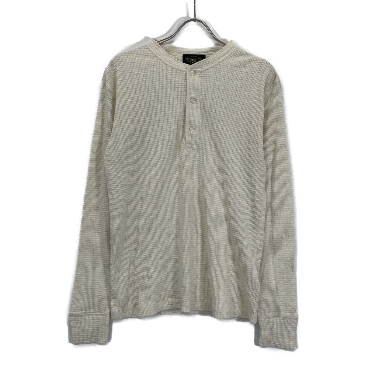 RRL ダブルアールエル 美品 サーマル ワッフル ヘンリーネックシャツ M