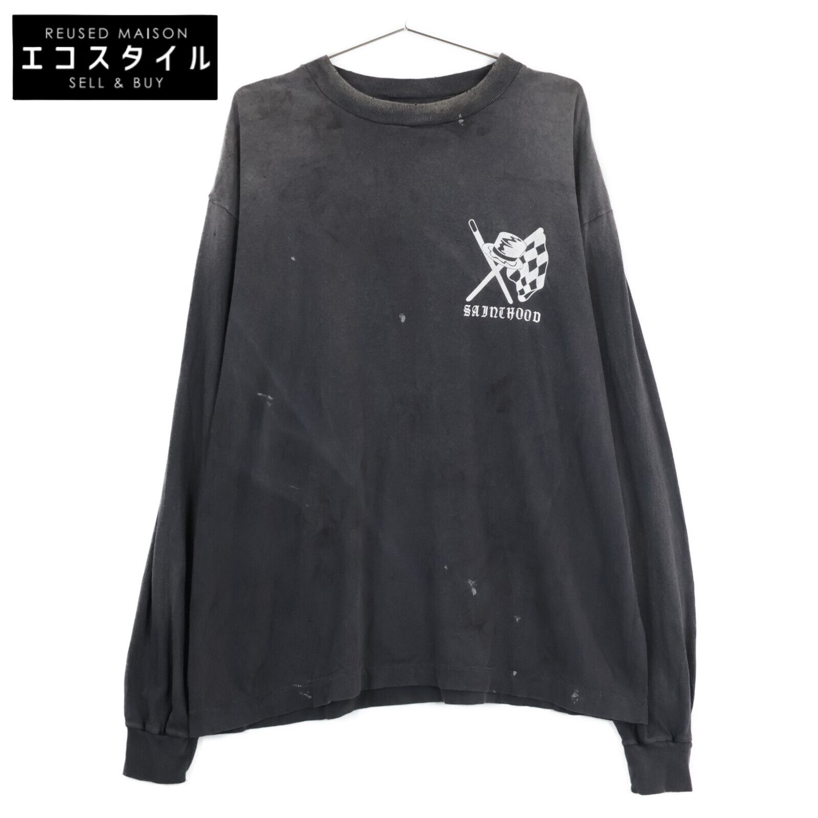 【極美品】セントマイケル STHD . LS TEE SPEED KILLS SAINT MICHAEL/STHD . LS TEE SPEED KILLS