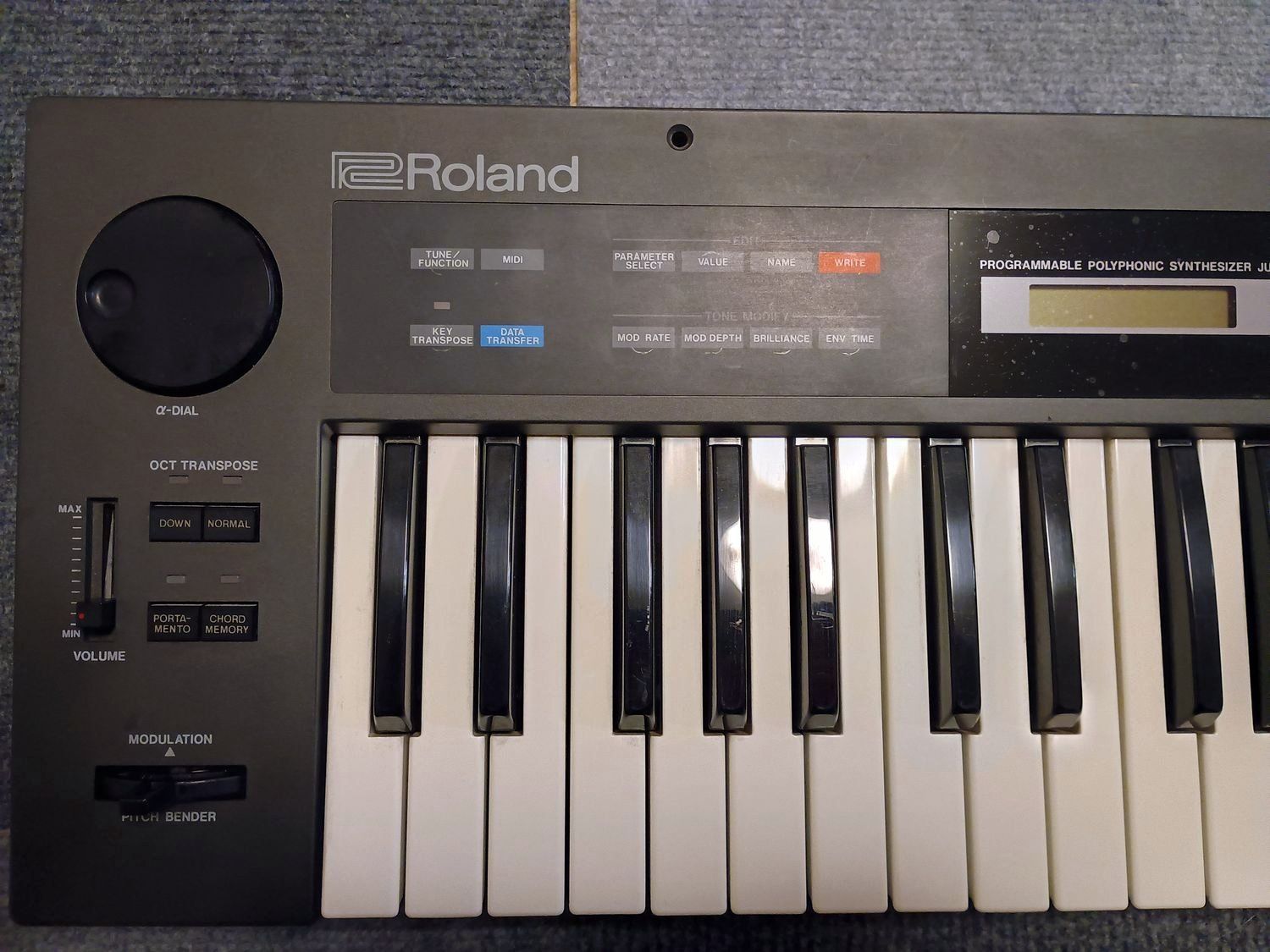 整備済／完動品】Roland αJUNO-1｜名機アナログシンセ｜LCD視認良好