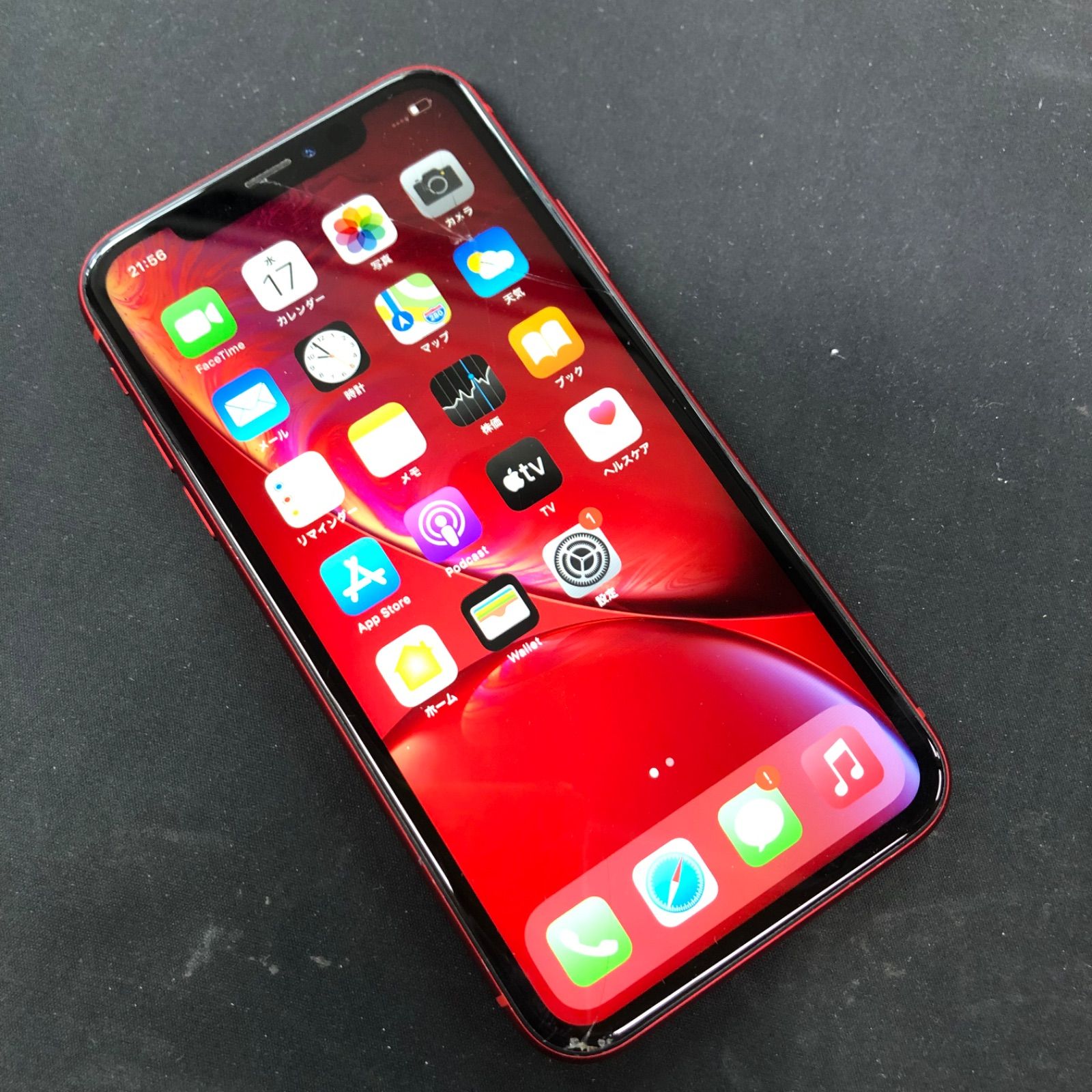 訳あり品】iPhone XR Softbank SIMロック 128GB レッド【保証なし