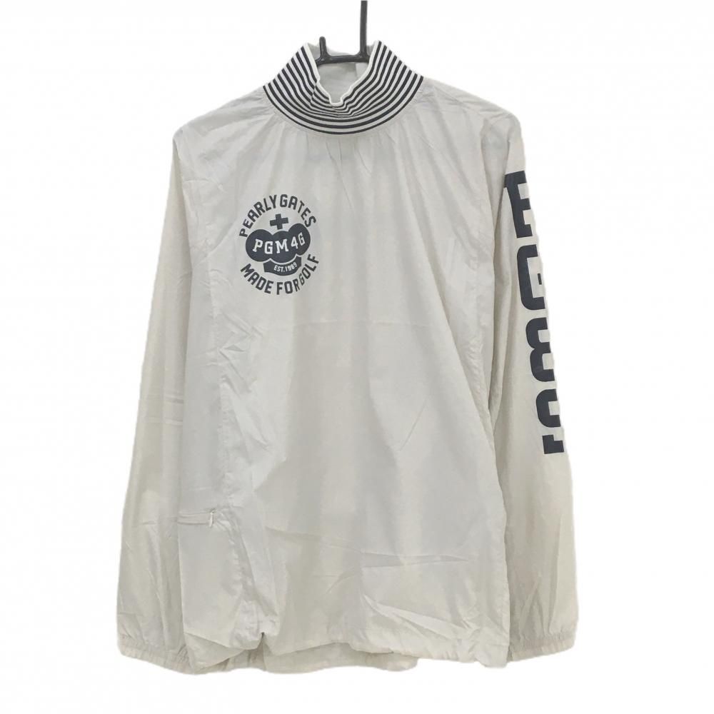 超美品】パーリーゲイツ ツインスニード ライトグレー×ネイビー 蓄熱