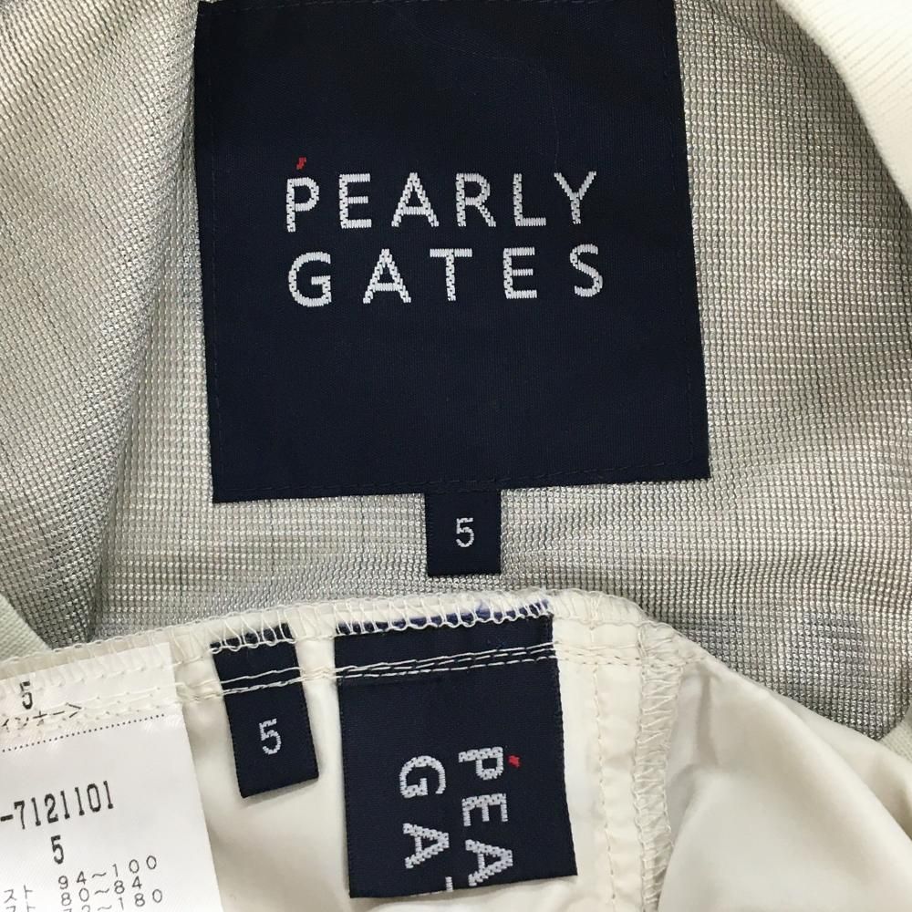 超美品】パーリーゲイツ ツインスニード ライトグレー×ネイビー 蓄熱