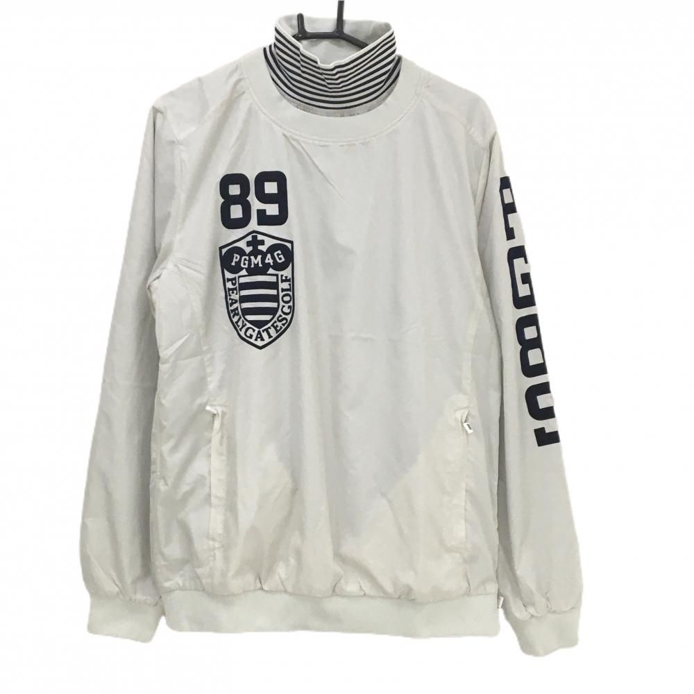 PEARLGATES　ツインスニード　サイズ5 パーリーゲイツ ツインスニード ネイビー 地模様 ロゴ白 蓄熱裏地