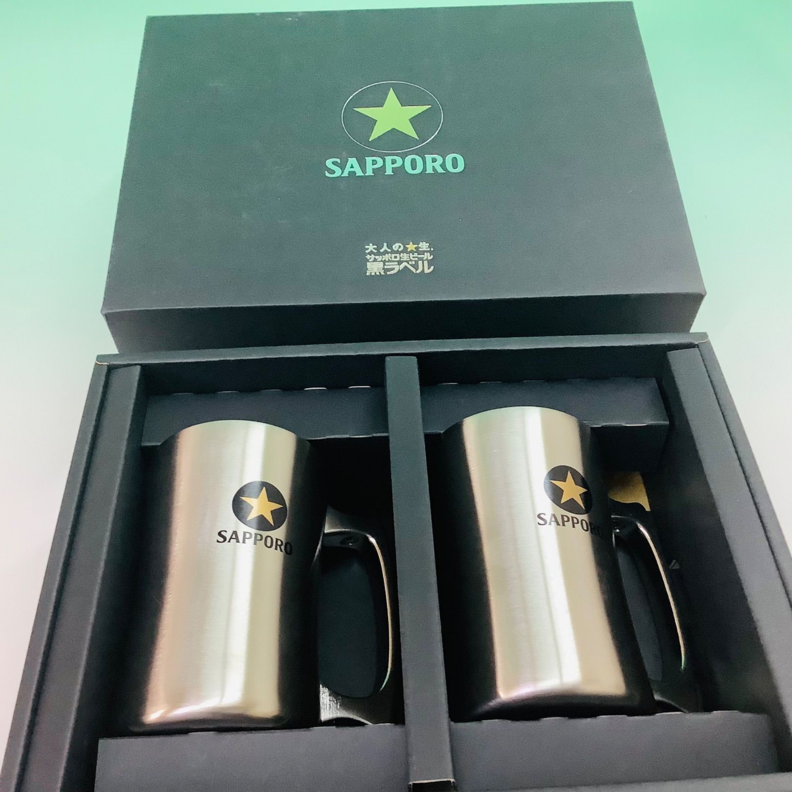 ︎サッポロビール 黒ラベル ビヤグラス NO 29 2客セット き