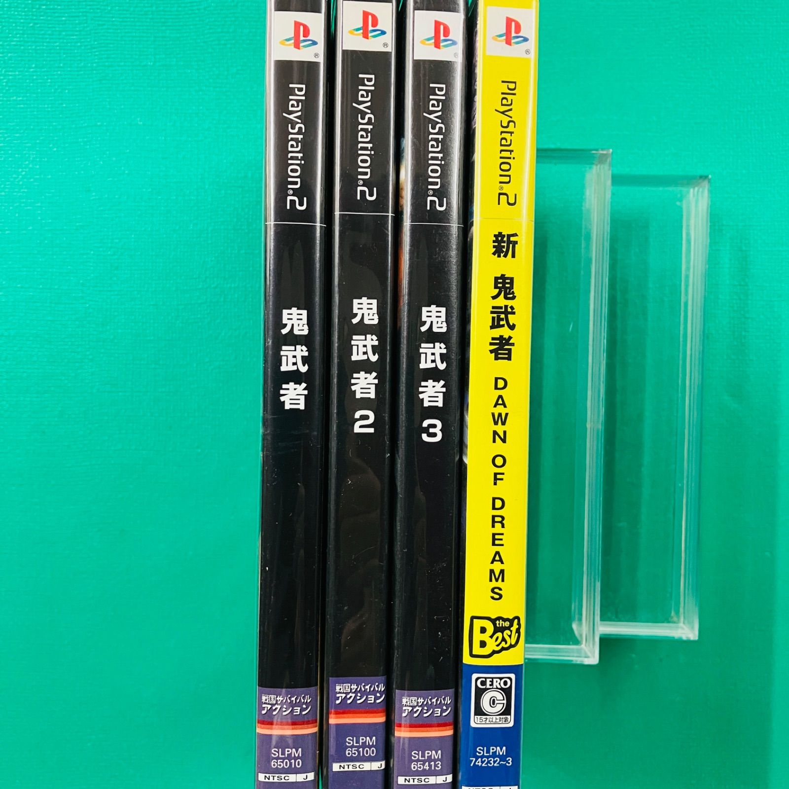 4点セット】PS2 鬼武者 鬼武者2 鬼武者3 新鬼武者 DAWN OF DREAMS