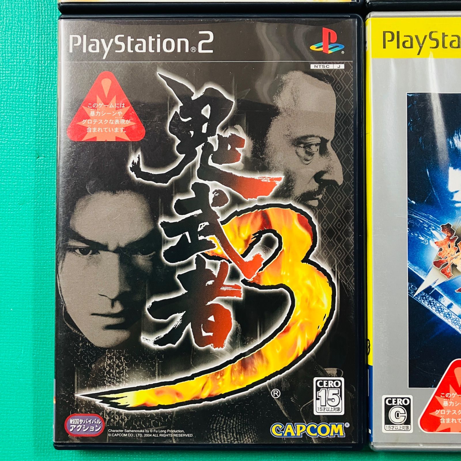 4点セット】PS2 鬼武者 鬼武者2 鬼武者3 新鬼武者 DAWN OF DREAMS