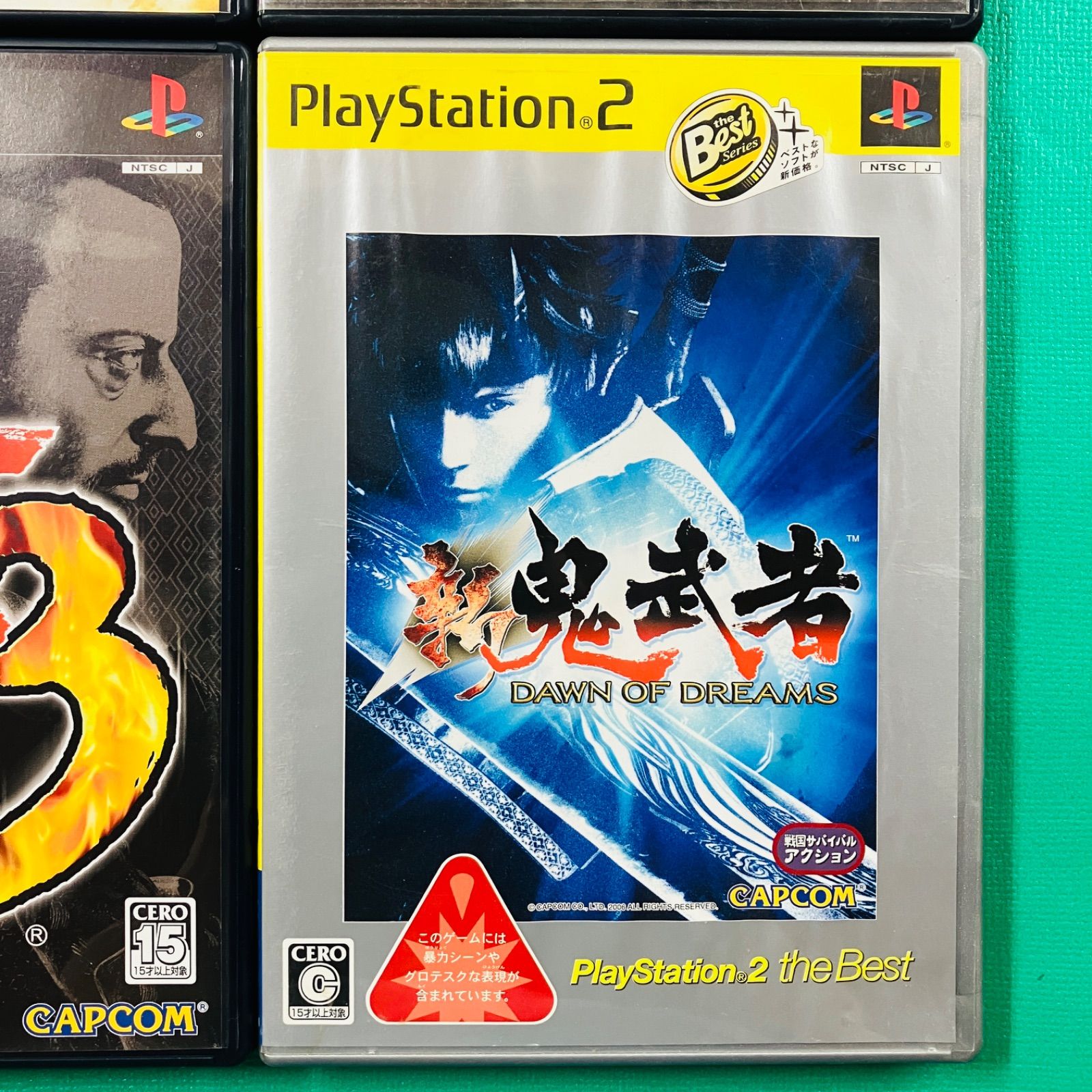 4点セット】PS2 鬼武者 鬼武者2 鬼武者3 新鬼武者 DAWN OF DREAMS