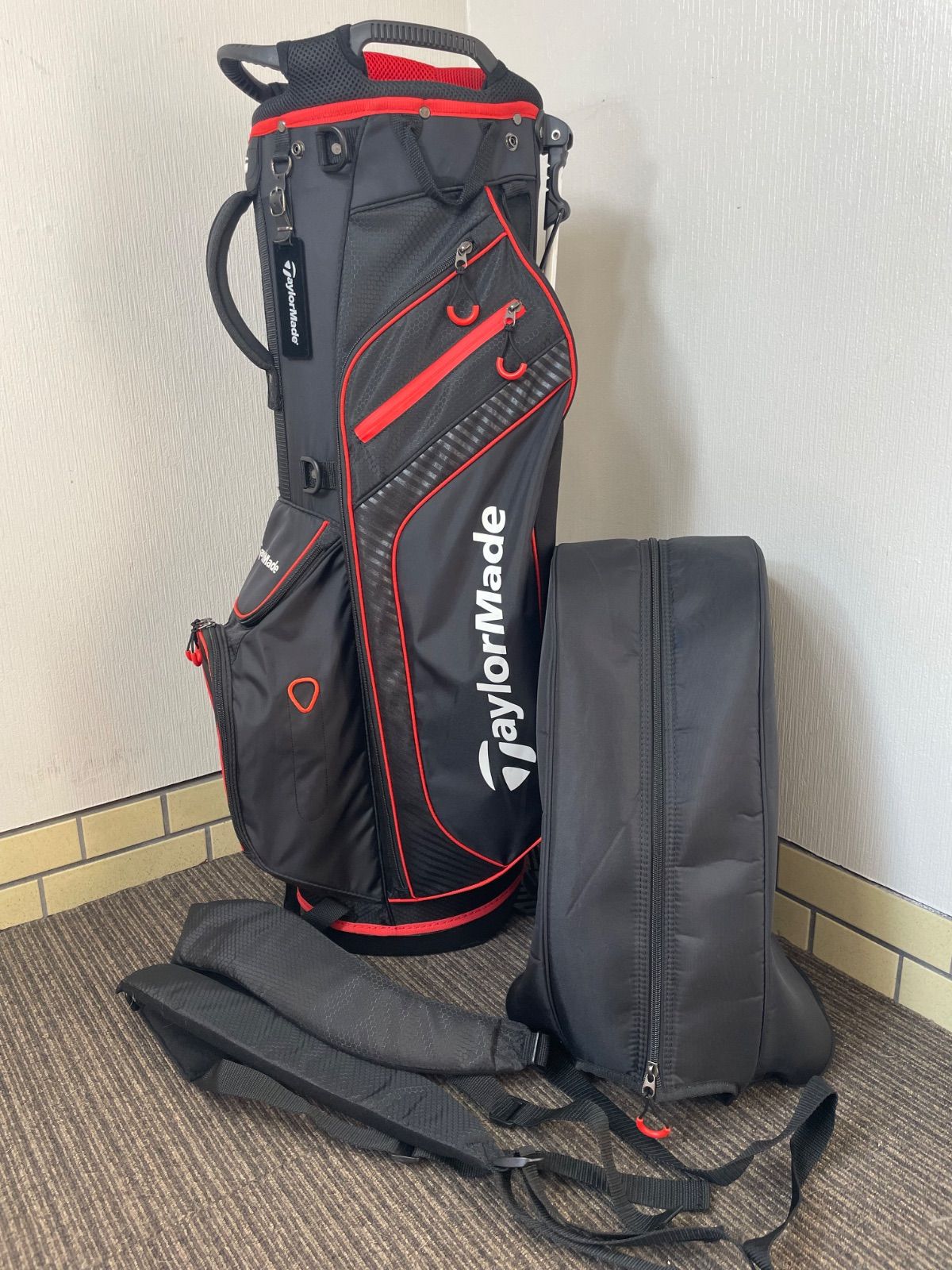 【メルカリ市前特価】TaylorMade ゴルフバッグ ブラック TaylorMade キャディバッグ ブラック - メルカリ