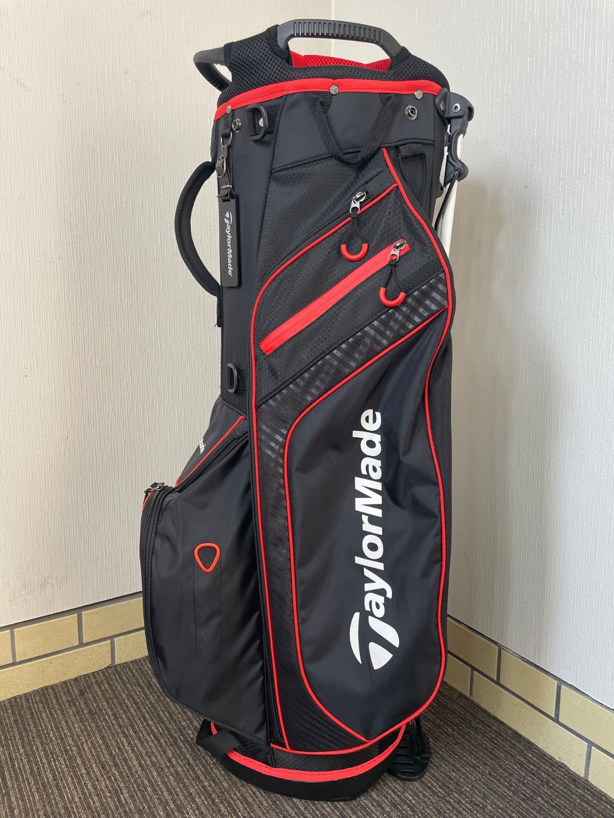 美品❗️ TaylorMade テーラーメイド スタンドキャディバッグ ブラック