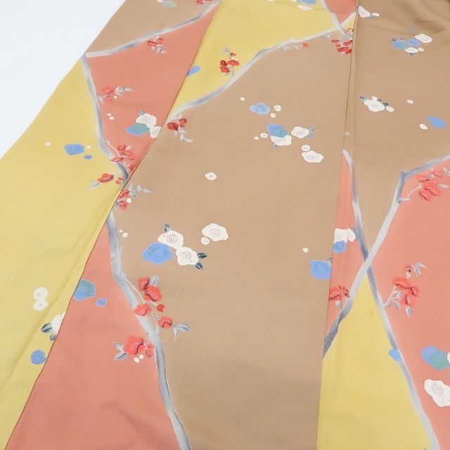 ✾まめ藤✾m470＊正絹 梅 手縫い仕立て 小紋 - メルカリ