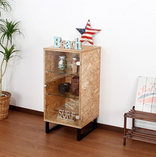 ビンテージ調 コンパクト 収納ラック 幅39 cm サイドラック サイドテーブル ディスプレイラック アメリカン