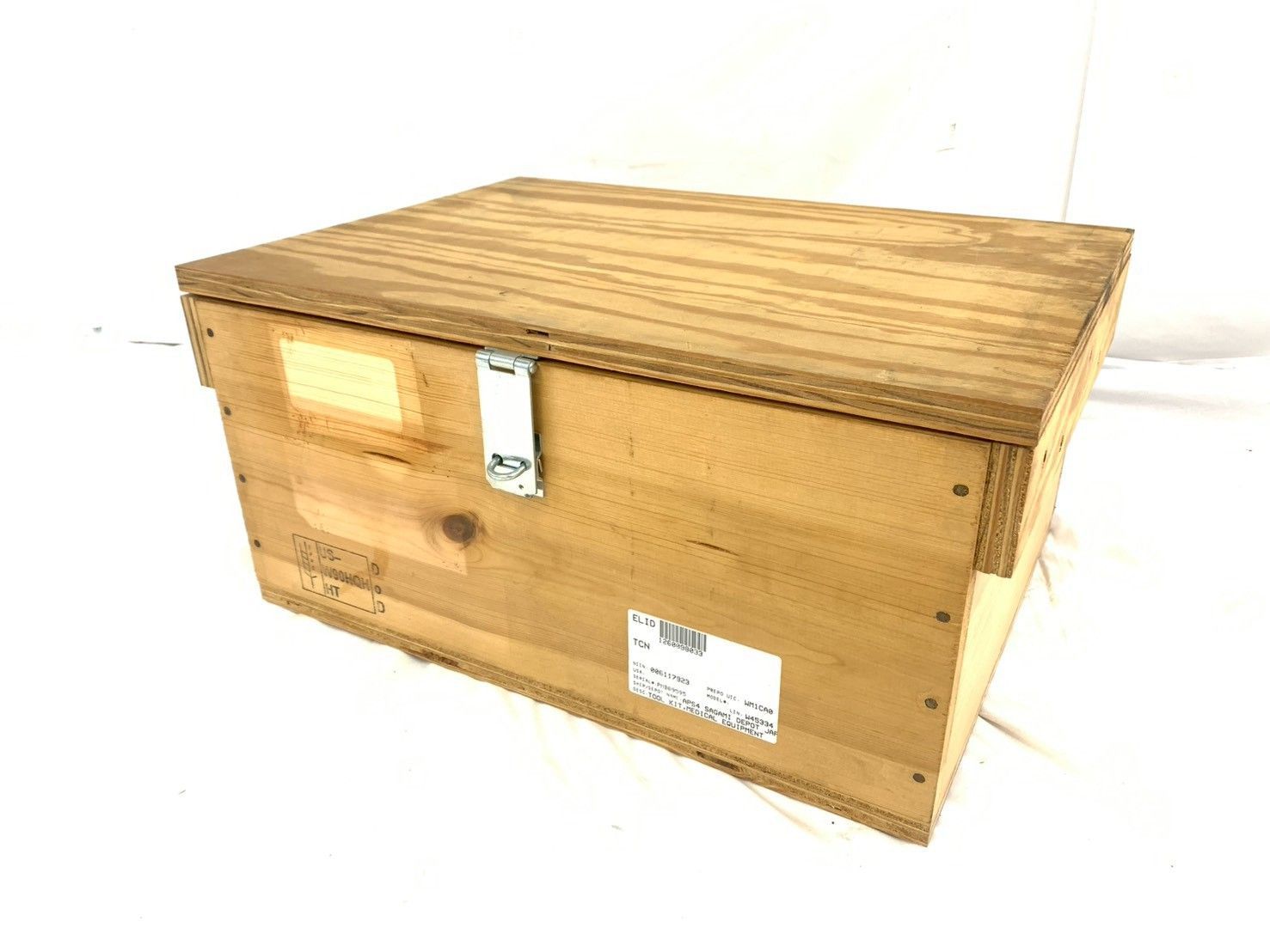 米軍　木製ケース 米軍放出品】木箱 木製ボックス収納ボックス ツールボックス コンテナ