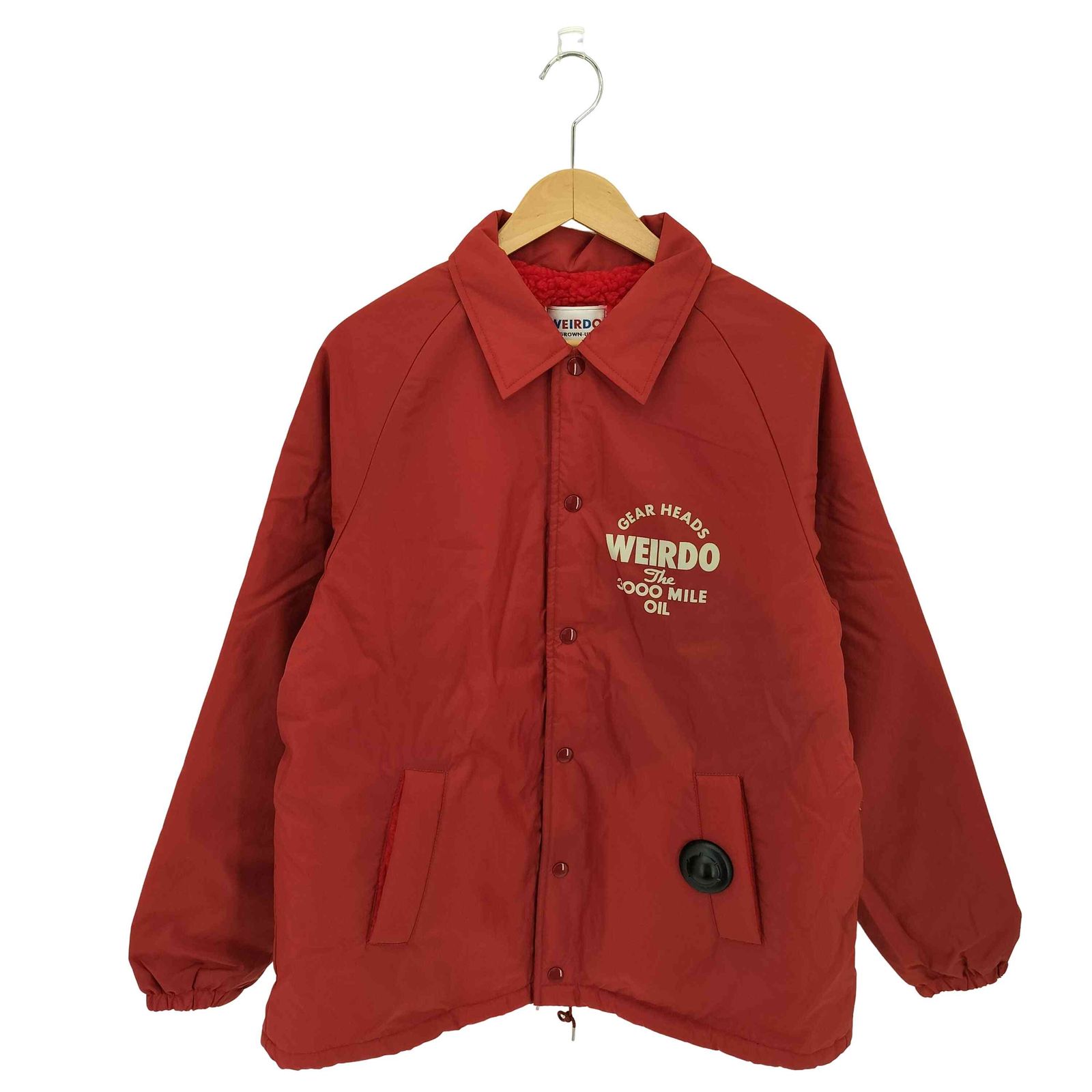 WEIRDO(ウィアード) SPUTNIKS LEATHER PHARAOH バックデザイン レザー ファラオジャケット メンズ  M【中古】【ブランド古着バズストア】 ウィアード WEIRDO SPUTNIKS LEATHER PHARAOH バックデザイン レザー