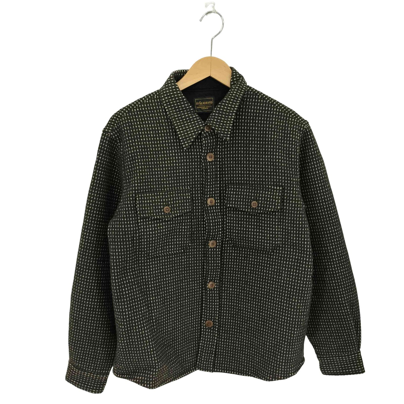 バイグラッドハンド BY GLADHAND EARLY TOONS CPO JACKETS エアリートゥーン バーズアイ CPOジャケット メンズ  M