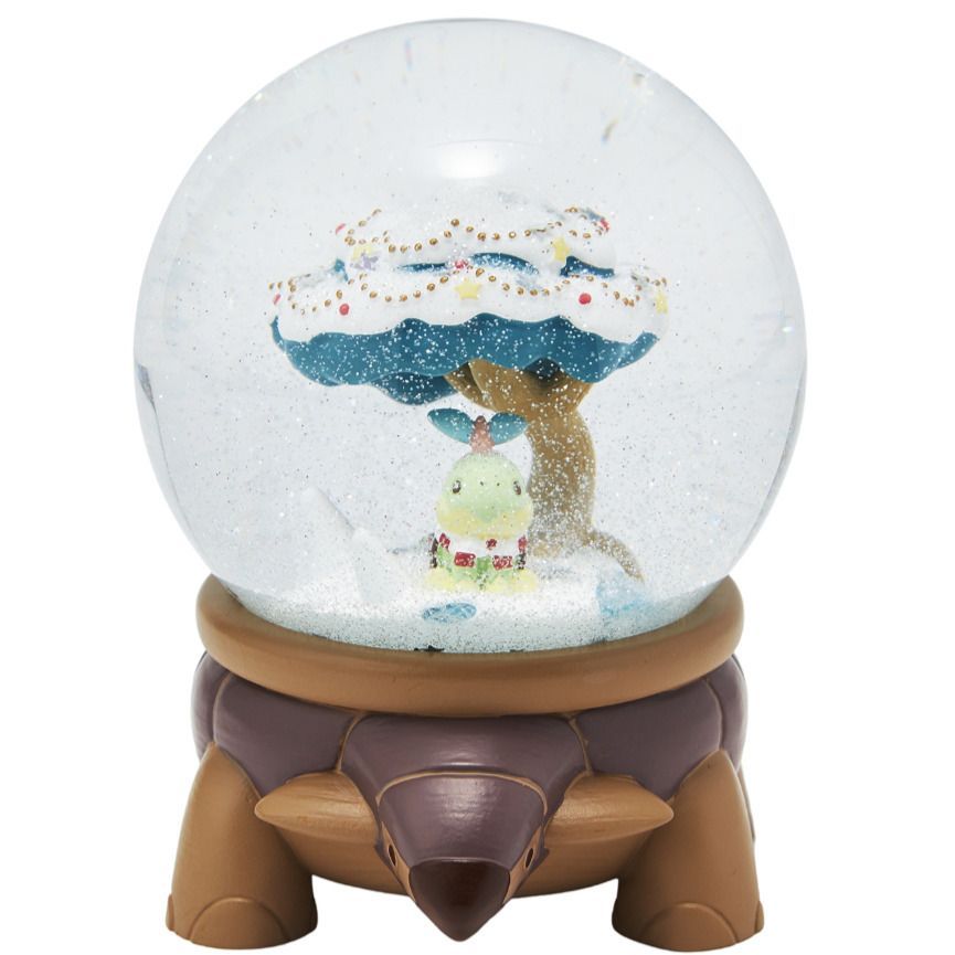 新品・未開封】ポケモン ナエトル ドダイトス スノードーム Pokmon