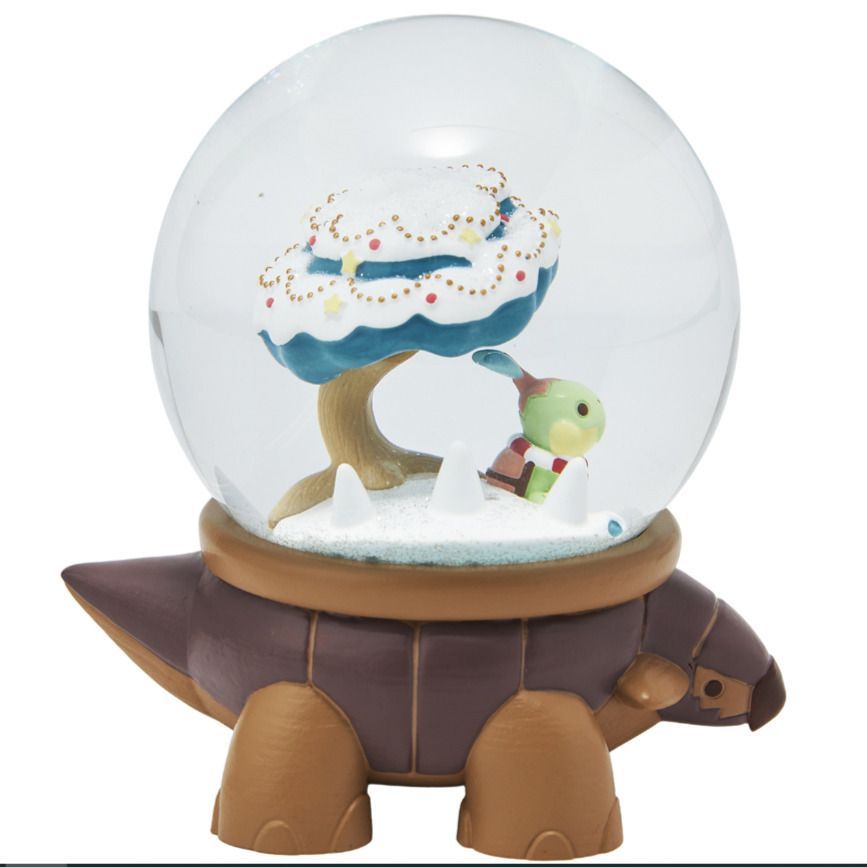 新品・未開封】ポケモン ナエトル ドダイトス スノードーム Pokmon