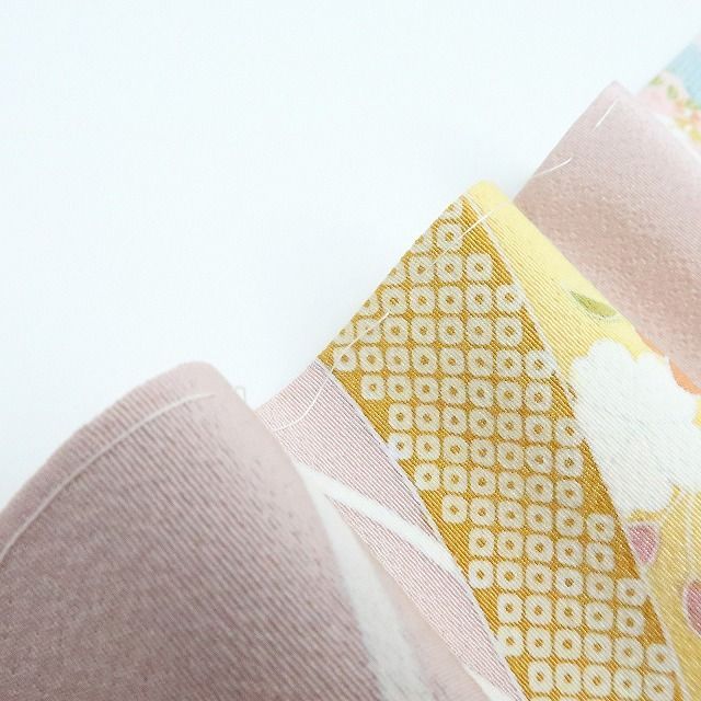 専用Y3345◆鈴乃屋謹製 正絹 縦絽 金駒刺繡 手縫い仕立て 訪問着 夏着物 Y3345◇鈴乃屋謹製 正絹 縦絽 金駒刺繡 手縫い仕立て 訪問着 夏着物