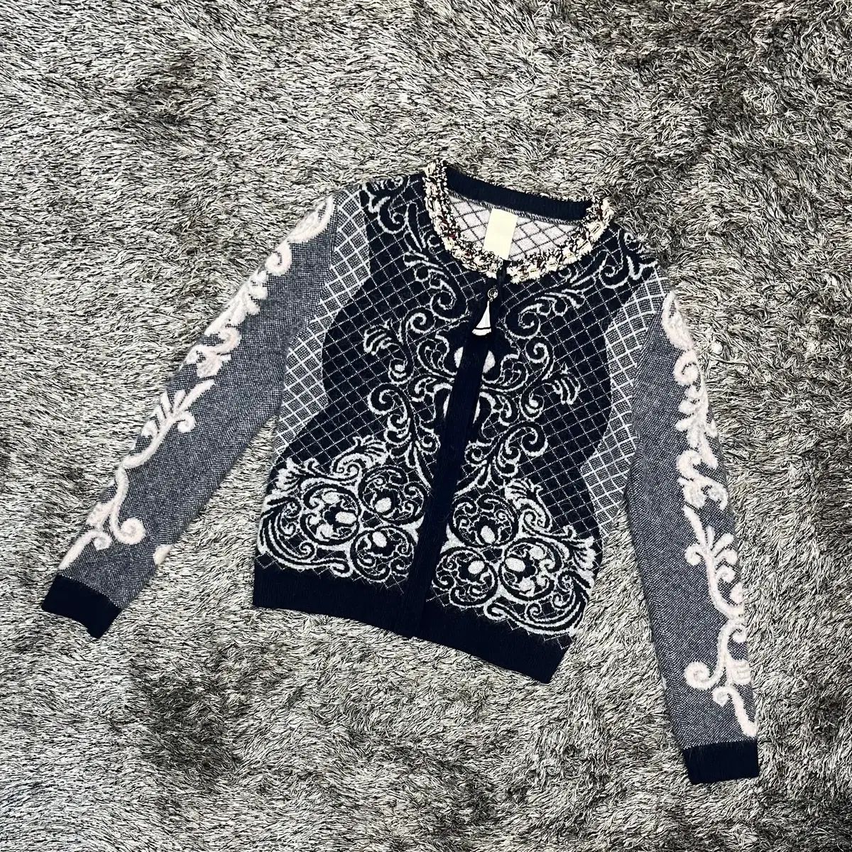 オッズセカンド レディース ウール 75 ニット ジャケット 85