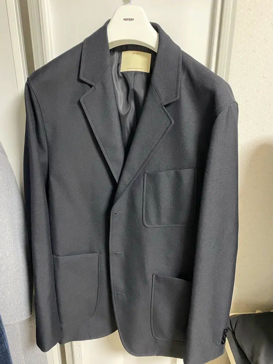 ポッタリー ウール スポーツ セットアップ ダークネイビー