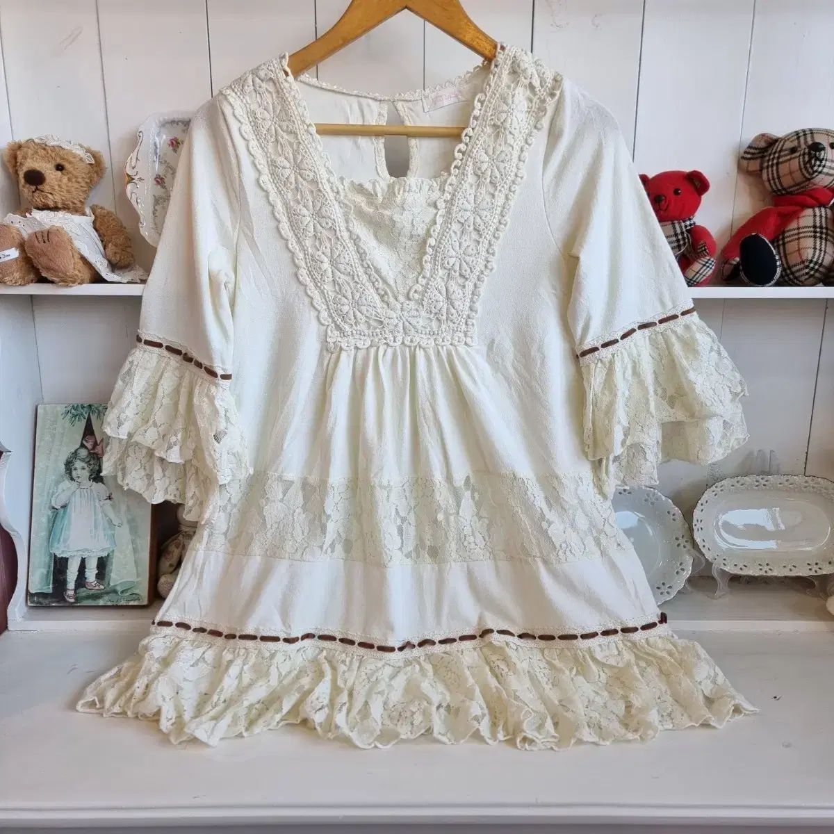 リズリサ LIZ LISA レース ティアード ワンピース