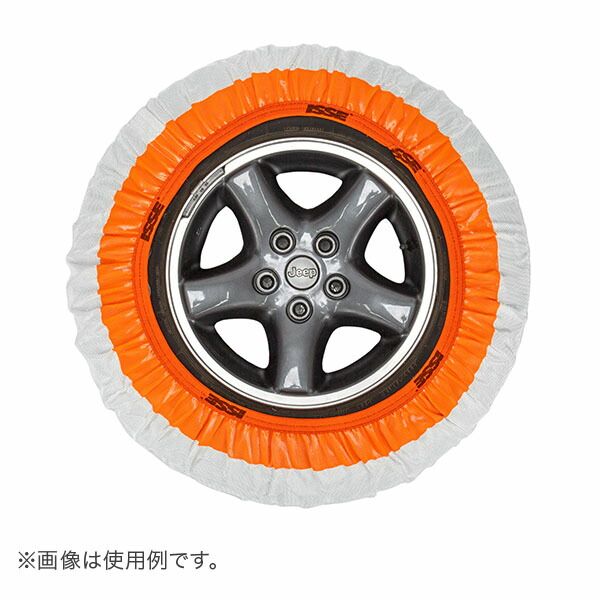 イッセ ISSE 布製 タイヤチェーン スーパー スノーソックス SUPER SNOW SOCKS 簡単装着 滑り止め タイヤ滑り止め 冬 雪 サイズ54 66 70 ホワイト Tire Chains ISE 92