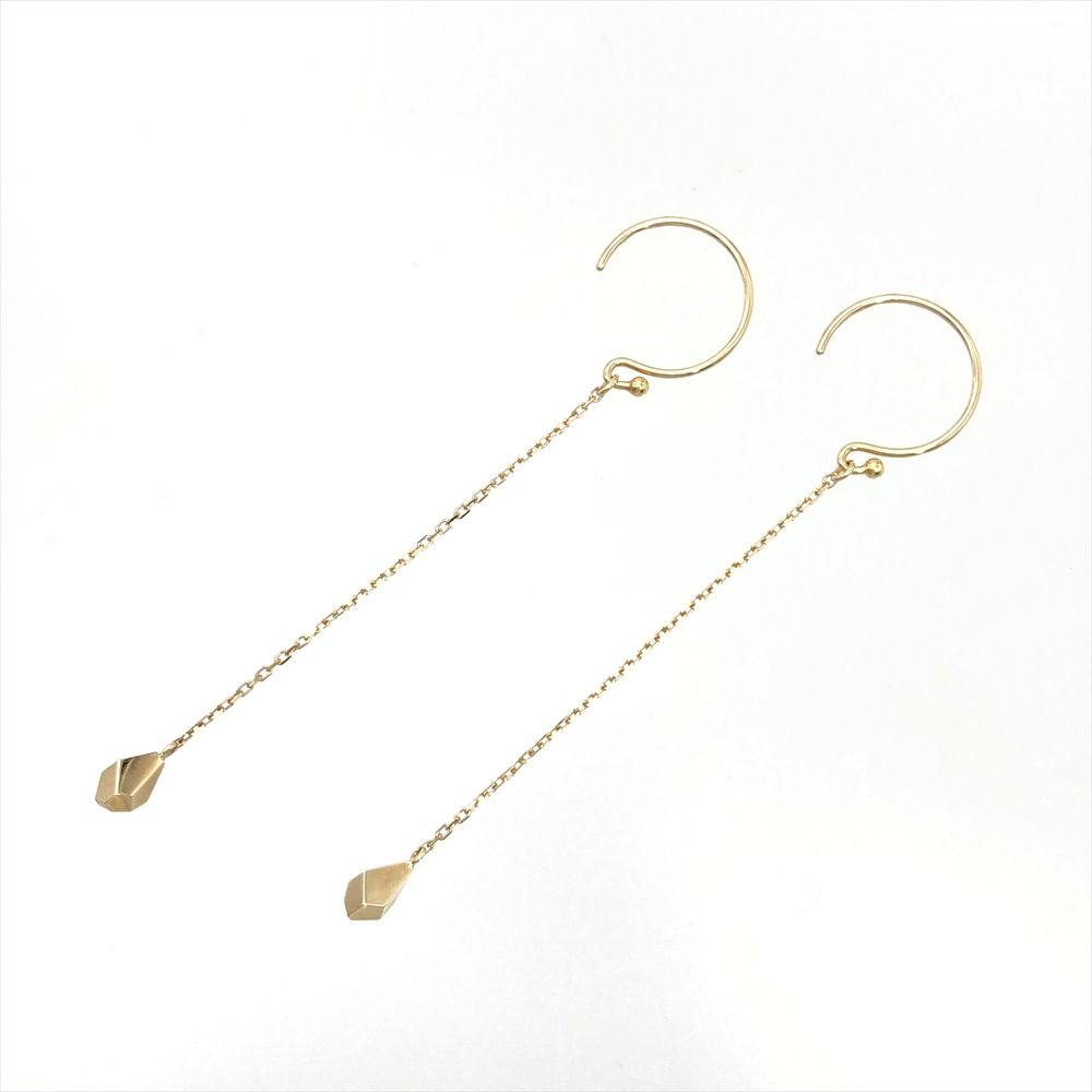 ココシュニック COCOSHNIK ピアス K10YG 0.8g イエローゴールド フック