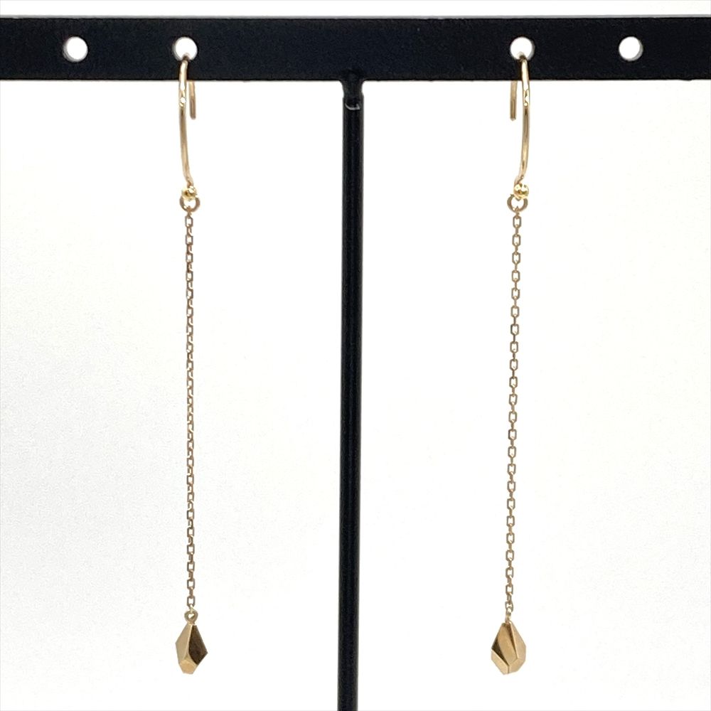 ココシュニック COCOSHNIK ピアス K10YG 0.8g イエローゴールド フック