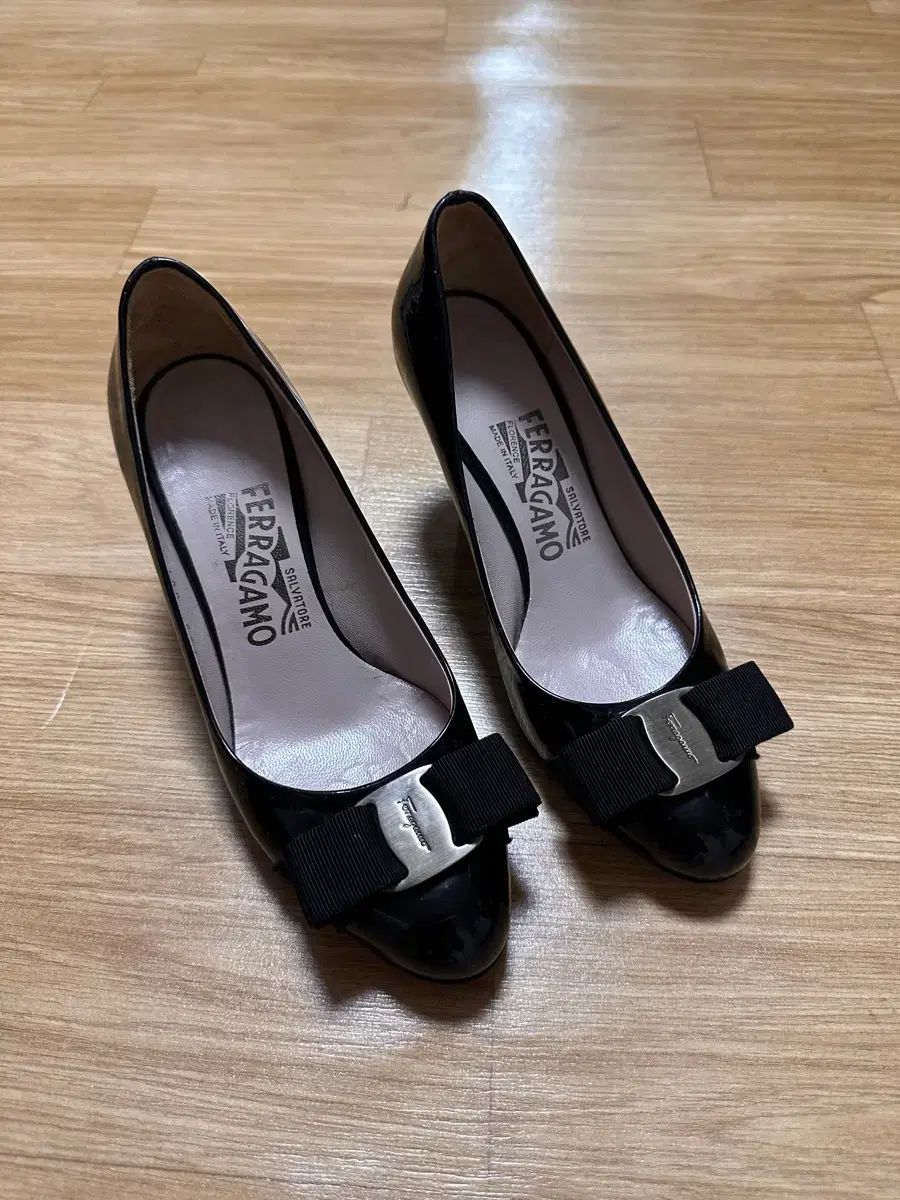 リボン フラットシューズ