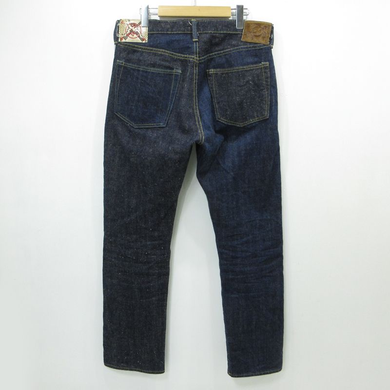 SUGAR CANE シュガーケーン ボタンフライデニムパンツ 砂糖黍製 琉球藍混 HAWAII藍混 14 oz DENIM SLIM MODEL SC 41701 インディゴ サイズ 34 107