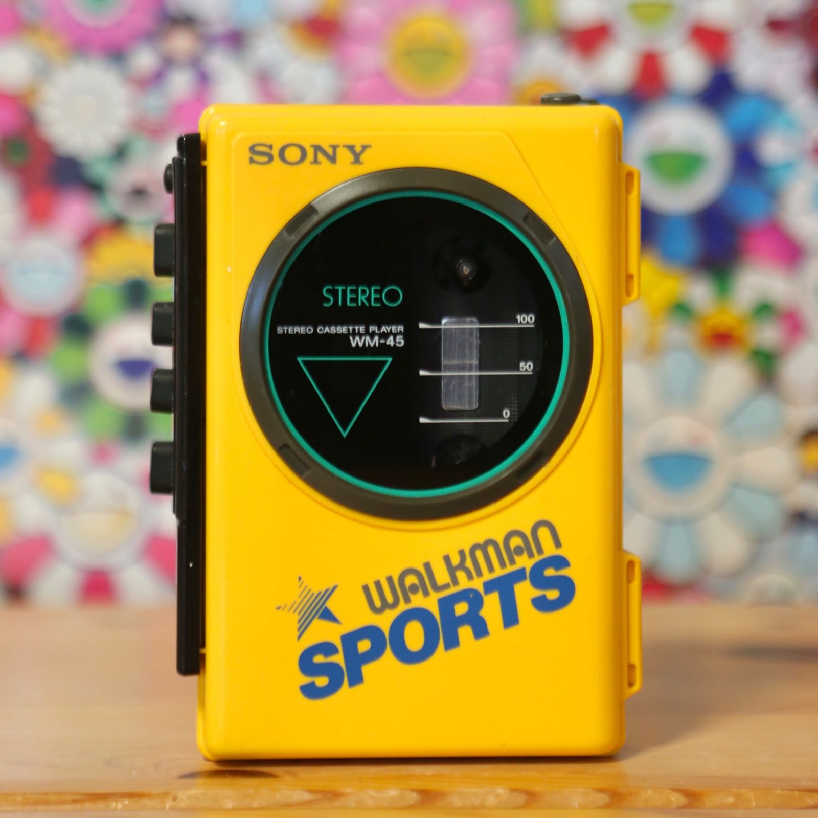 SONY SPORTS WALKMAN WM-45 青ロゴ 防滴仕様 ウォークマン ソニー