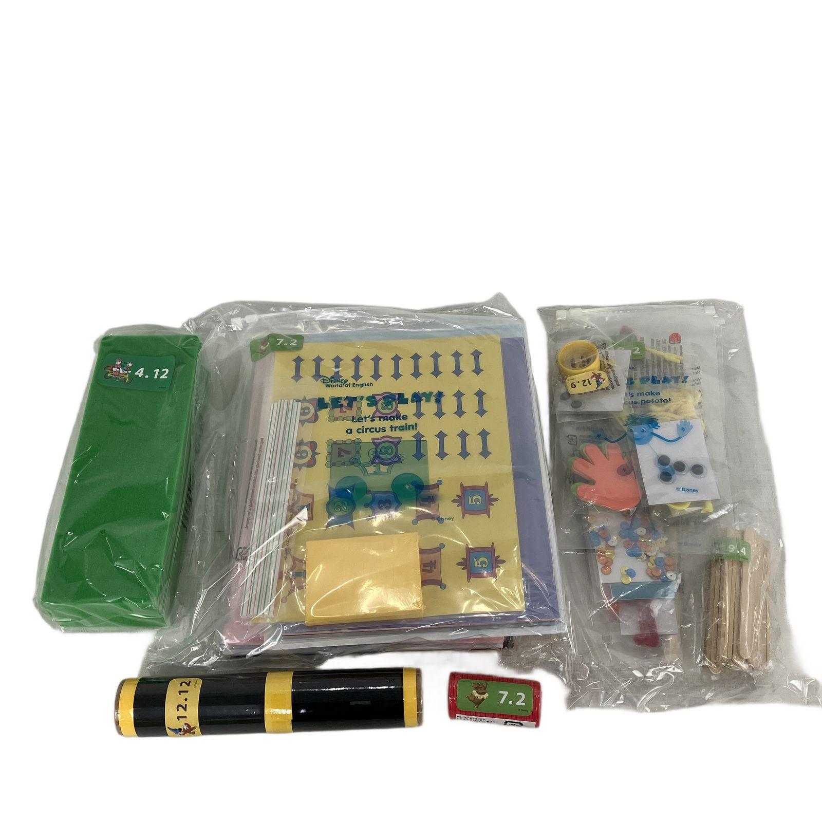  DWE レッツプレイ プレイアロングセット 2021年頃 ディズニーワールドオブイングリッシュ 英語 教材 良好 知育玩具 ベビー キッズおもちゃ