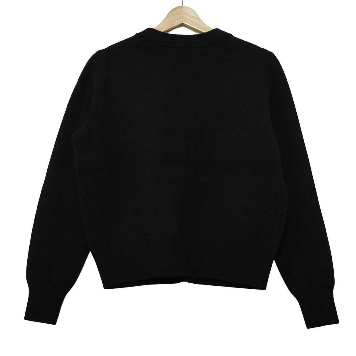 Kate spade ケイトスペード カーディガン サイズXS レディース - 黒 長袖 リボン ビジュー