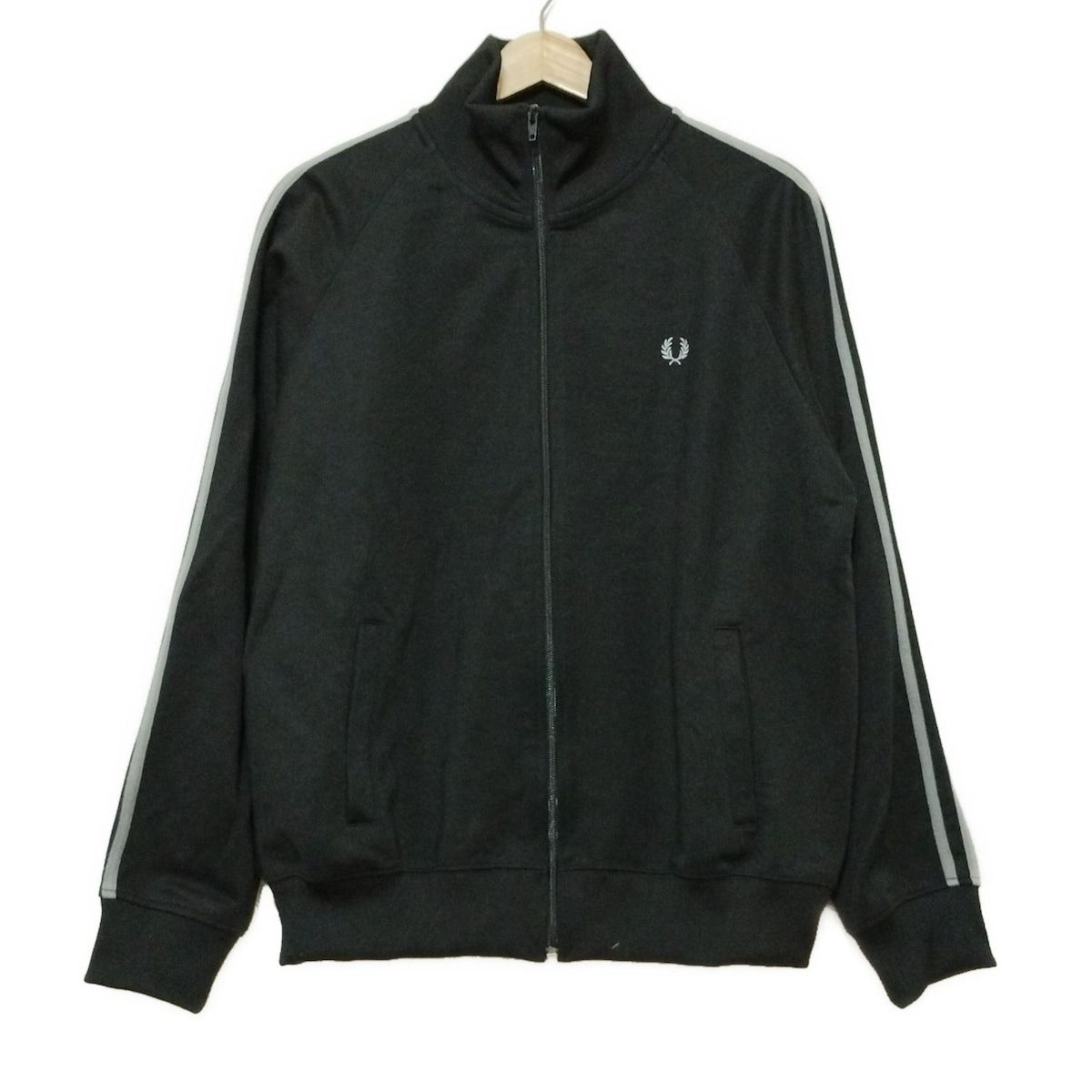 FRED PERRY フレッドペリー ジャージ サイズM メンズ - 黒×グレー 長袖