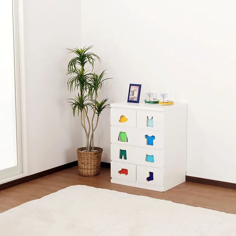 子供用 ミニチェスト 6杯 幅60 cm 洋服たんす チェスト 子供服 ベビー服 収納家具