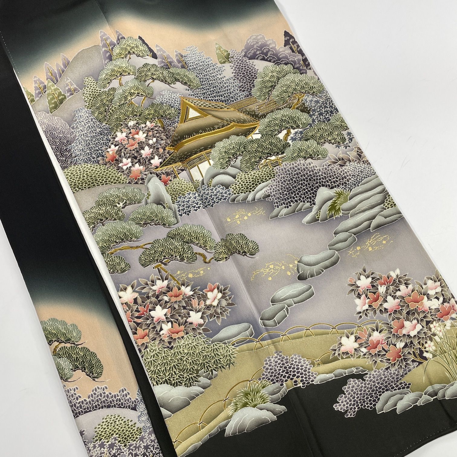 黒留袖 5枚 正絹 着物まとめ売り 同梱購入歓迎 リメイク用 着付け練習