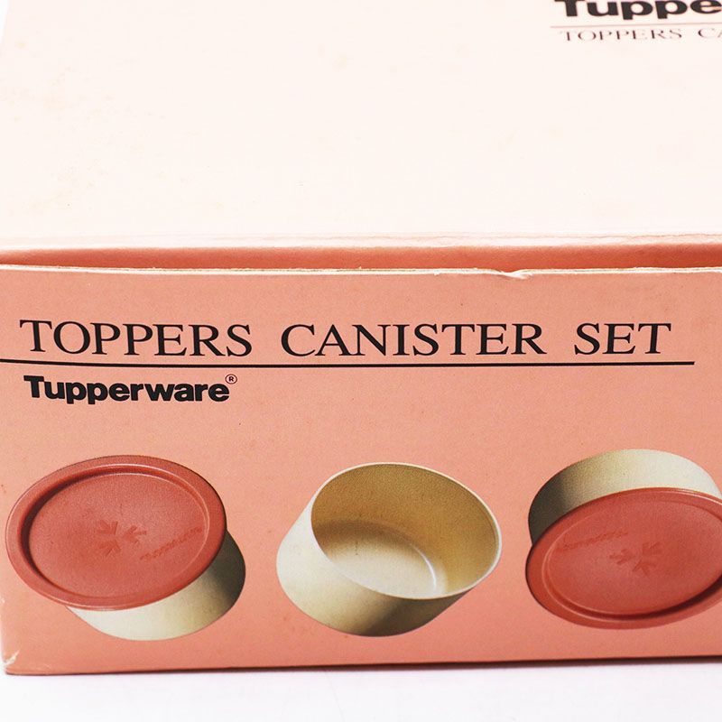 未使用 タッパーウェア トッパーズキャニスターセット MR7-12-72-01