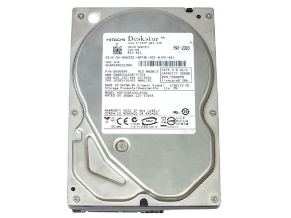 1年保証 再生品 Hitachi 0 A 36894 320 GB 3 5 Deskstar 7200 RPM SATA Internal Hard Drive NN 335