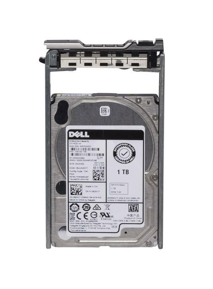 1年保証 再生品 8 DN 1 Y 08 DELL TB 7.2 K RPM 6 Gb s 2.5 SATA SERVER HDD Hard Drive