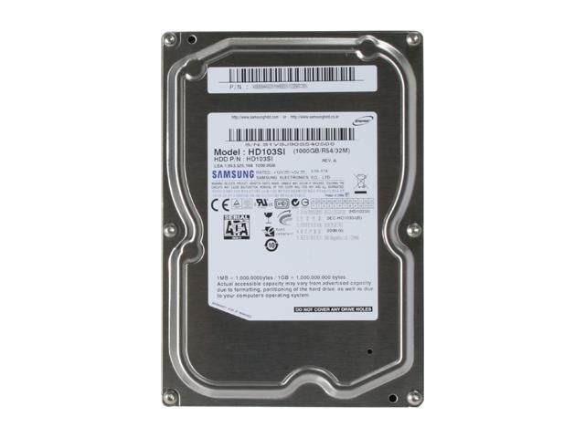1年保証 再生品 Samsung Spinpoint 1 TB 5400 RPM 3.5 SATA Desktop Hard Drive HD 103 SI