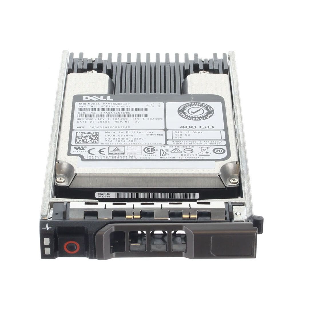 1年保証 再生品 Dell 5 VHHG 400 GB 12 G SAS 2 SSD Enterprise Server Drive