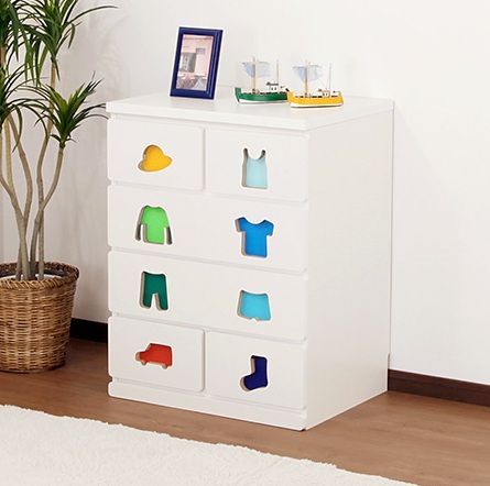 子供用 ミニチェスト 6杯 幅60 cm 洋服たんす チェスト 子供服 ベビー服 収納家具