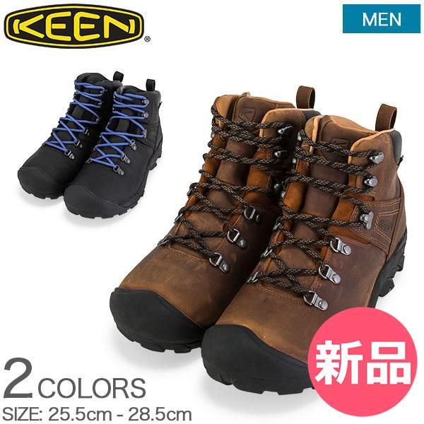 【新品】 キーン KEEN ピレニーズ PYRENEES Men トレッキングシューズ メンズ 靴 登山靴 アウトドア 防水 ブーツ レザー BLVD 父の日 US10.5（28.5cm） [KEE-5]
