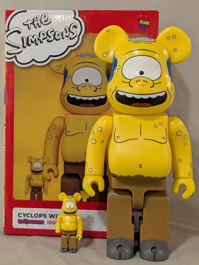 BE RBRICK CYCLOPS WIGGUM 100 400