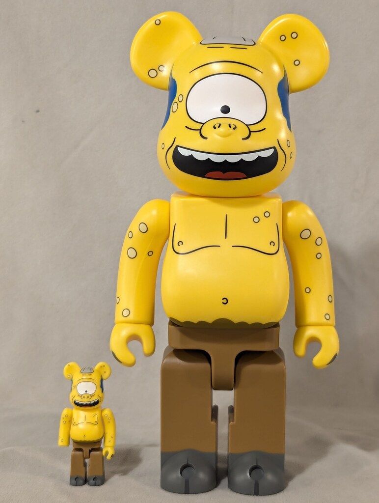 BE RBRICK CYCLOPS WIGGUM 100 400