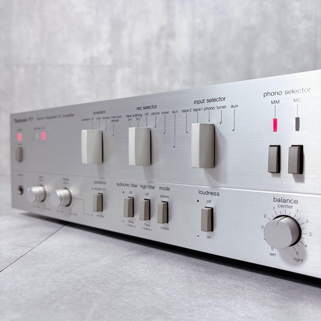 V621 Technics SU-V7 ステレオインテグレート DC アンプ - メルカリ