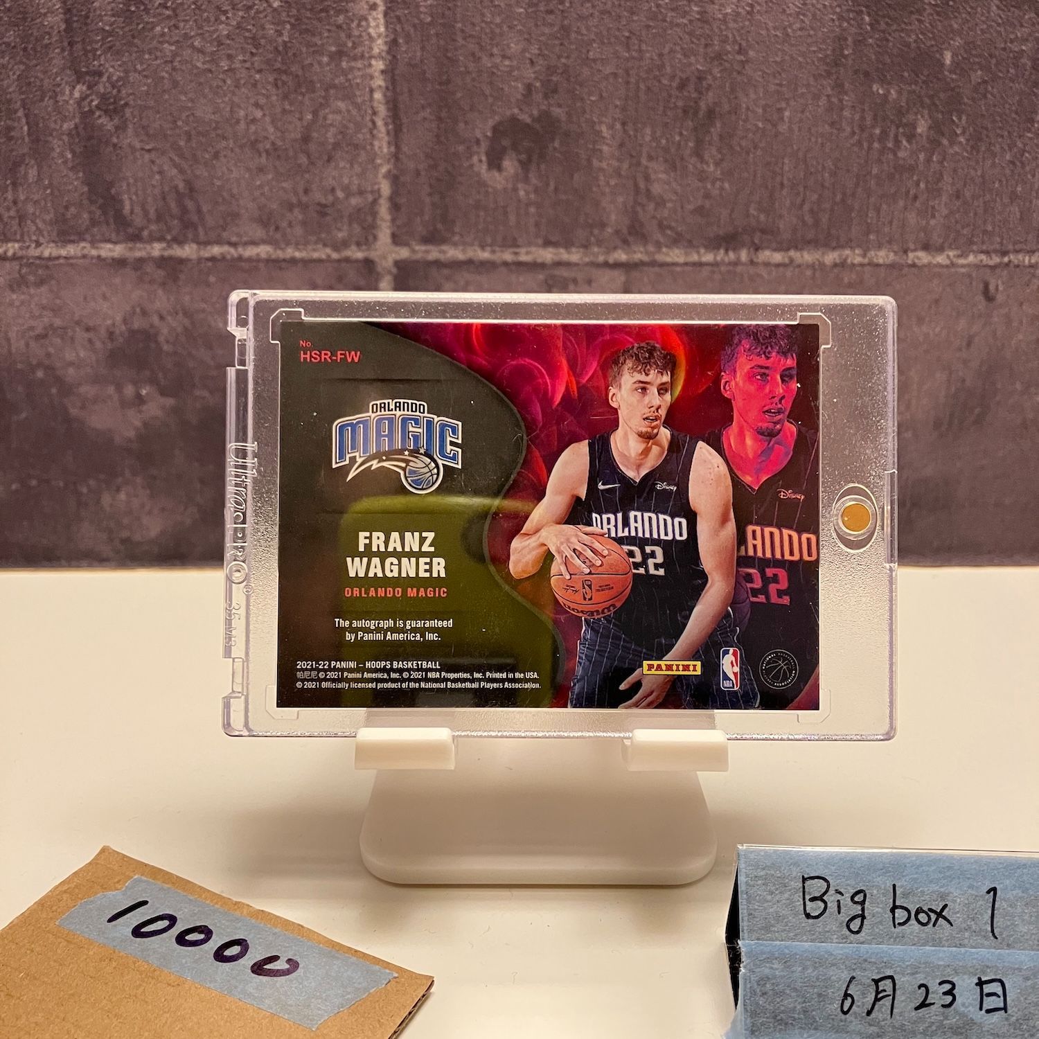 2021-22 Panini Franz Wagner 直筆サインカード Orlando Magic NBA Hoops RC ルーキー Rookie カード