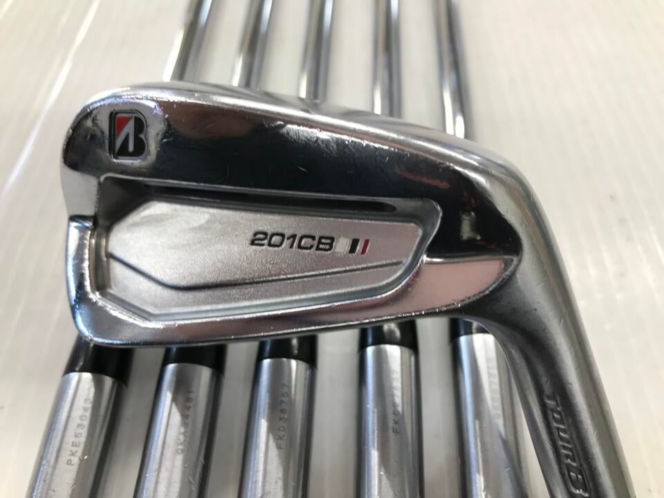 ブリヂストン TOUR B 201CB ﾀﾞｲﾅﾐｯｸｺﾞｰﾙﾄﾞ95 S200フレックス アイアン