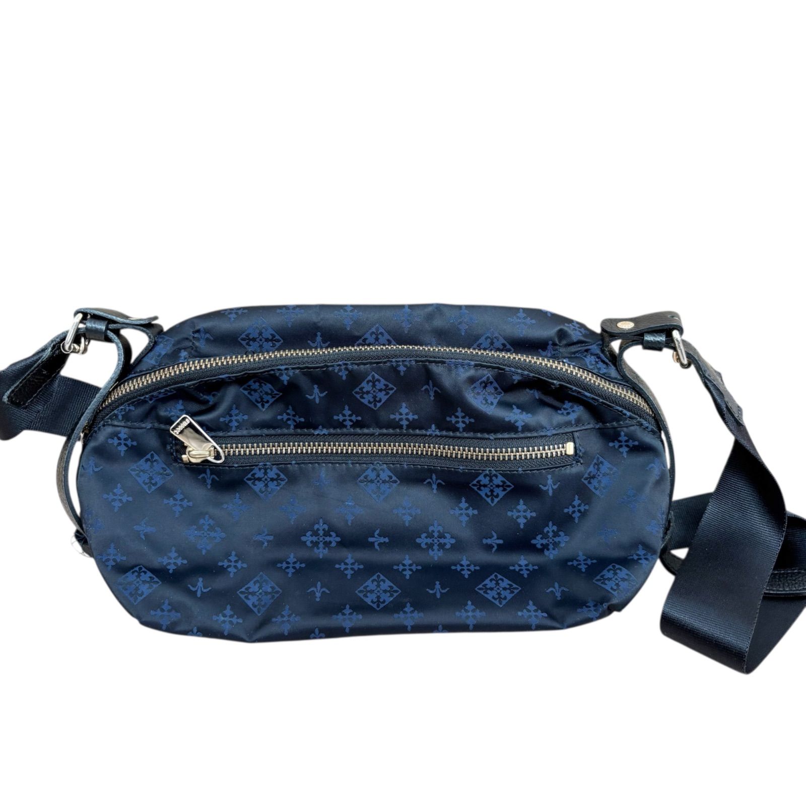 ZM1697 russet ラシット ショルダーバッグ ブラック×ネイビー 黒